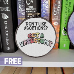Photo of Abortion Rights cross stitch pattern