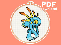 Photo of Baby Murloc cross stitch pattern