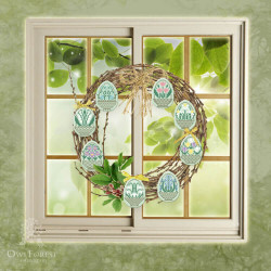 Photo of Easter Baskets cross stitch pattern