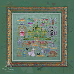 Photo of Emerald City cross stitch pattern