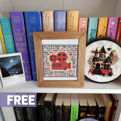 Photo of Film Theory cross stitch pattern