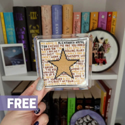 Photo of Hamilton Star cross stitch pattern