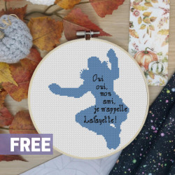Photo of Lafayette cross stitch pattern
