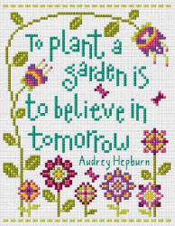 Photo of Plant a Garden cross stitch pattern