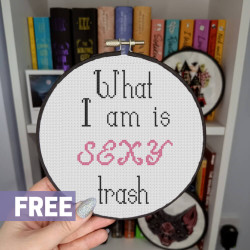 Photo of Sexy Trash cross stitch pattern