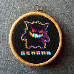 Photo of The Abyss Smiles Back cross stitch pattern